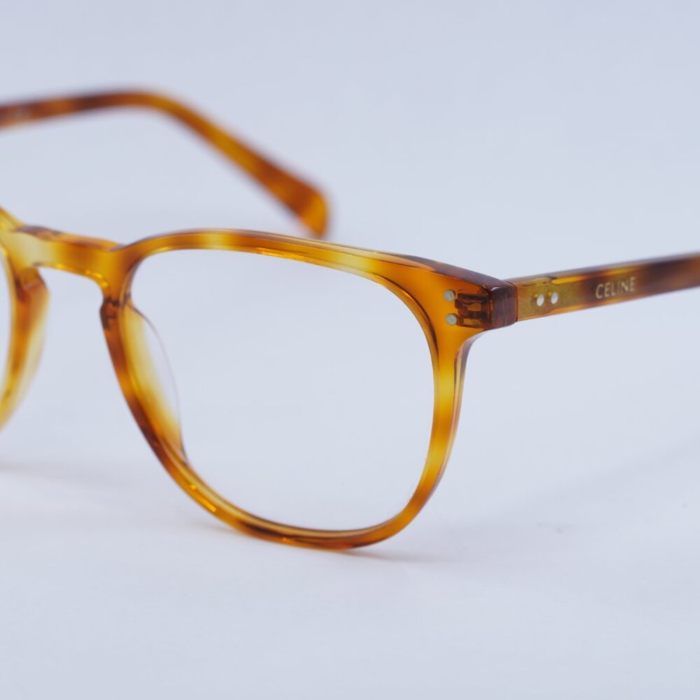 Final Price! Celine CL50046I 053 52mm Eyeglasses - Blonde Havana Frame - Picture 3 of 10